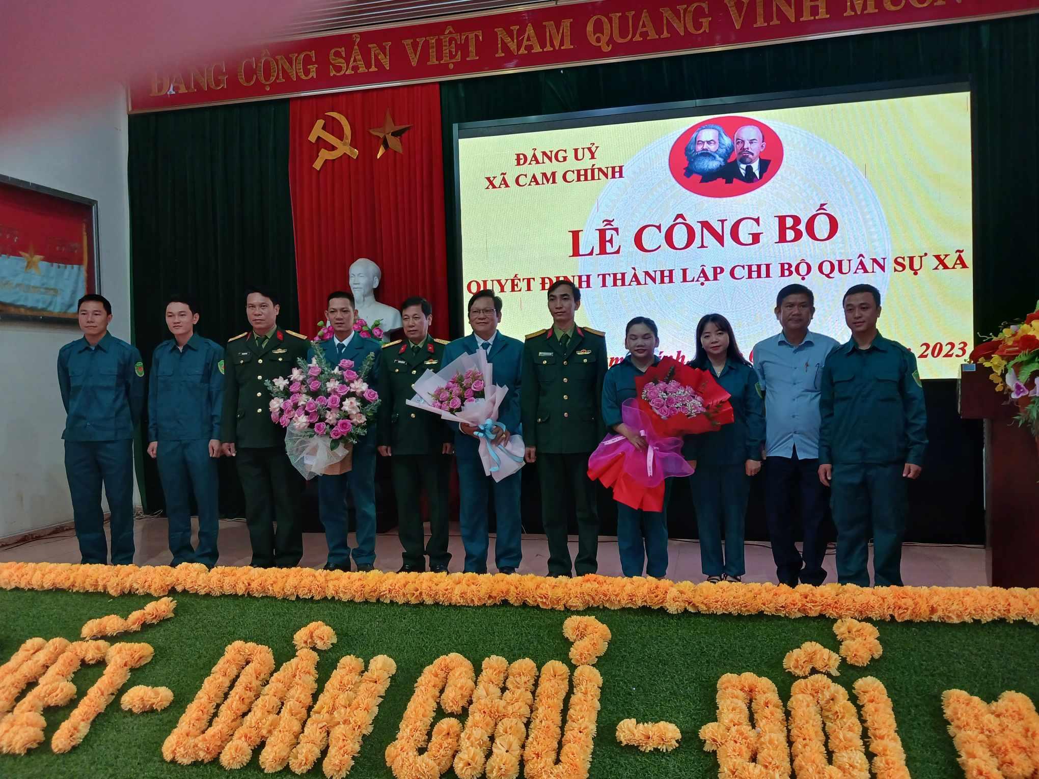 Thành lập Chi bộ quân sự xã tại Cam Chính